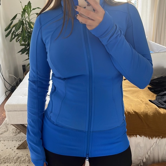 Lululemon Bright Blue Track Jacket - Picture 4 of 4
